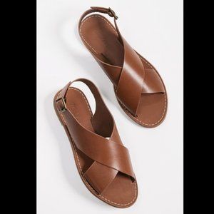 Madewell The Boardwalk Crossover Sandal
